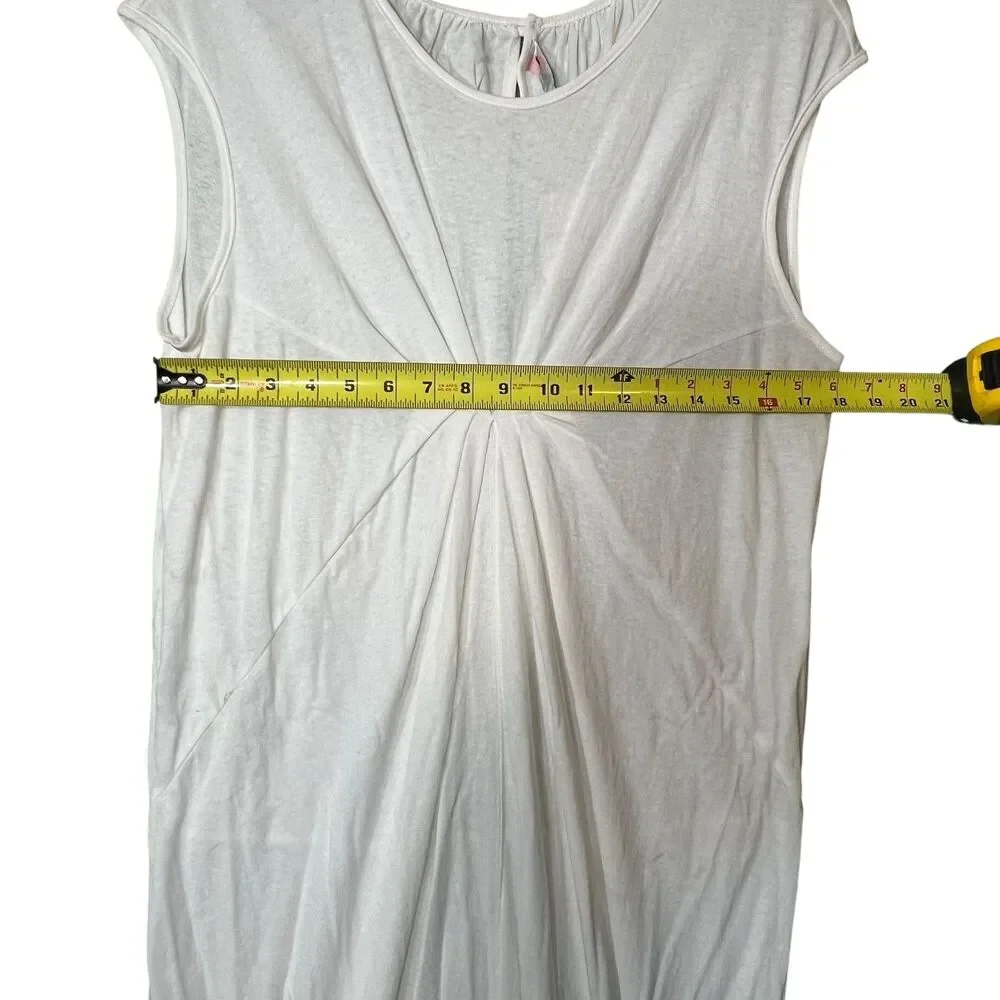 Free People Beach Dress Womens XS Gathered Midi Asymmetrical Flowy Boho Summer